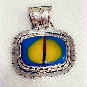 Sterling Gemstone Pendant